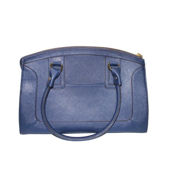 Anne Klein Gold and Navy Large Shoulder Handbag - Picture 5 of 10